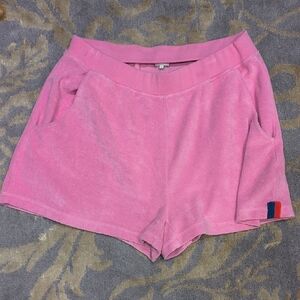 KULE Pink Terry Athletic Shorts